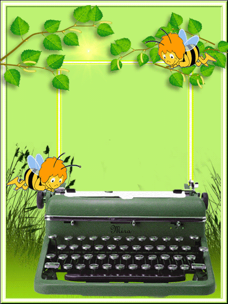 Красивая лучшая бесплатная открытка с поздравлением с клавой, анимация, 1 мая, Первомай! Клавиатура! Пчелки! Открытка добра! скачать открытку бесплатно | pozdravok.qwestore.com